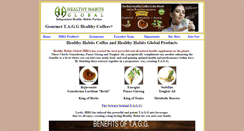 Desktop Screenshot of healthyhabitshealthycoffee.com